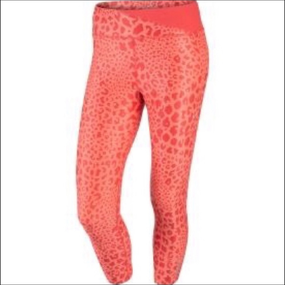 Nike Running Dri Fit Cheetah Capri, size small.